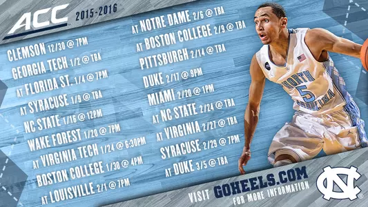 2015-16 Men's Basketball Schedule