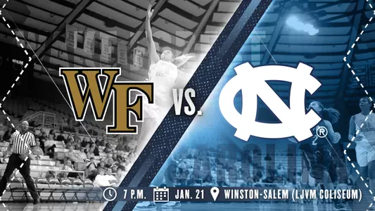 Carolina Visits Wake Forest Thursday