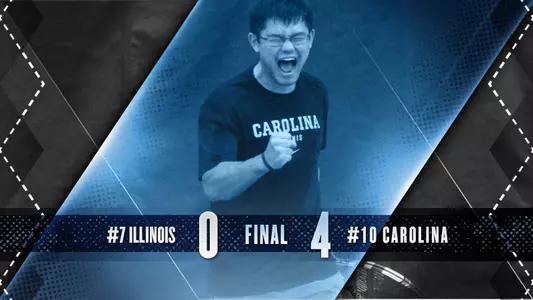 No. 10 Carolina Earns 4-0 win over No. 7 Illinois