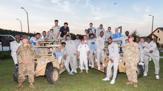 Lucas: Tar Heels Tour Ft. Bragg