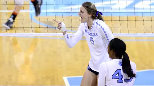 Strong Serving Leads Heels To Sweep Of Cavaliers