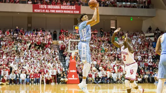 Tar Heels Fall At Indiana, 76-67