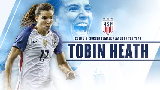 UNC Alumna Heath Named US Soccer Female Player of the Year