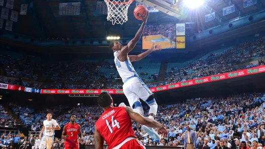 Tar Heels Dominate Radford, 95-50