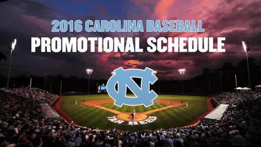 Carolina Baseball Promotional Schedule Released