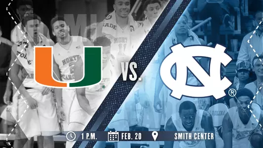 Carolina Hosts Miami For ACC Lead