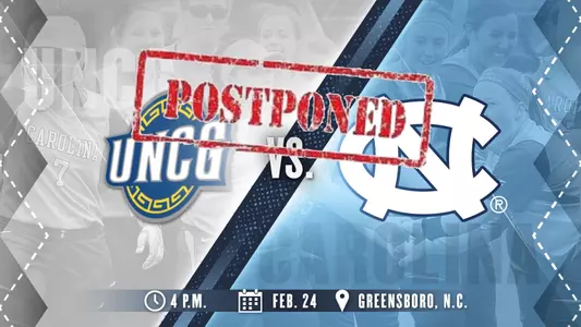 Wednesday's Softball Game At UNCG Postponed
