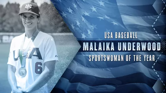 Underwood Named USA Baseball Sportswoman of the Year