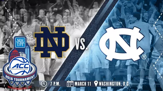 Tar Heels To Face Notre Dame In ACC Semis