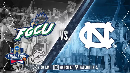 Tar Heels Open NCAA Play Vs. FGCU