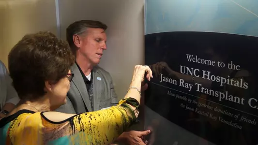 UNC Hospitals Dedicate Jason Ray Transplant Clinic