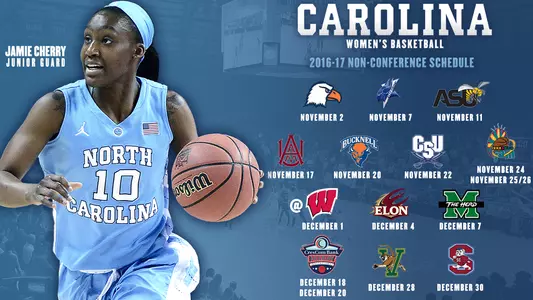Carolina Announces Non-Conference Schedule