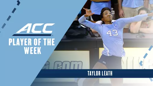 Taylor Leath Earns Player of the Week Honors