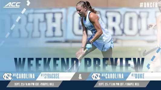 UNC To Host Top Field Hockey Competition This Weekend
