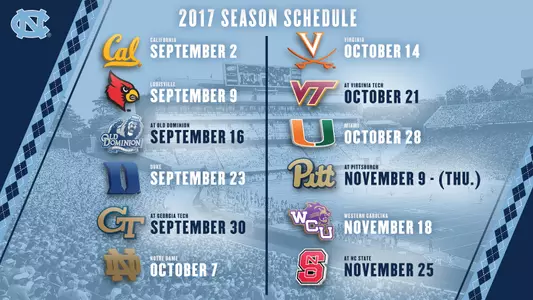 2017 Football Schedule Released