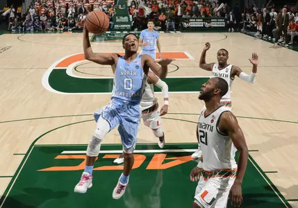 Tar Heels Fall At Miami, 77-62