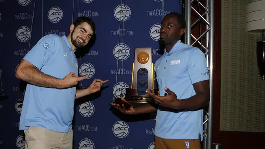 Luke Maye, Theo Pinson ACC Operation Basketball 2017-18