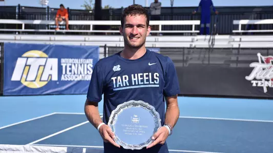 UNC sophomore William Blumberg won the singles draw at the ITA All-America