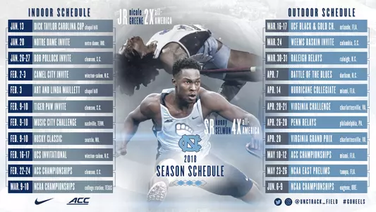 2018 Track & Field Schedule