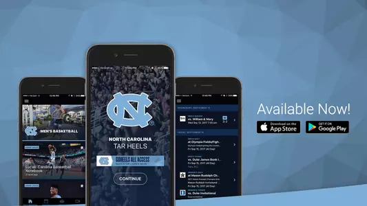 GoHeels.com app graphic