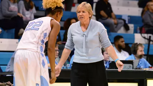 Sylvia Hatchell and Paris KEa