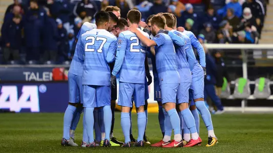 huddle
University of North Carolina Men's Soccer v Indiana
College Cup
Taken Energy Stadium
Philadelphia, PA
Friday, December 8, 2017