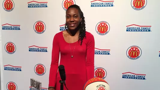 Bailey Receives McDonald's All-American Jersey