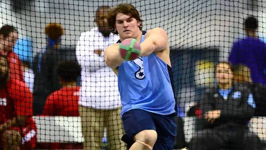 Daniel McArthur Sets Lifetime Best in the Shot Put at Duke