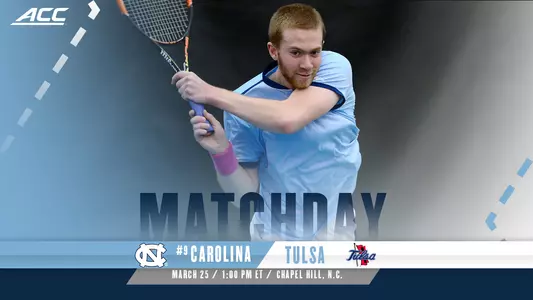 UNC Hosts Tulsa Saturday At 1 p.m.