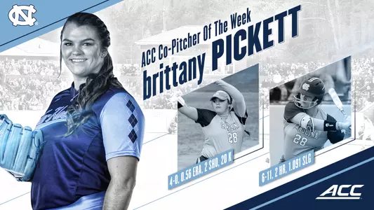 Brittany Pickett Tabs Second ACC Pitcher Of The Week Honor
