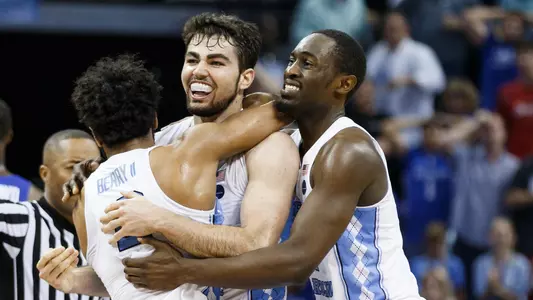 Luke Maye, Joel Berry, Theo Pinson 2017 NCAA Tournament vs. Kentucky