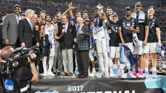 2017 NCAA champions trophy presentation