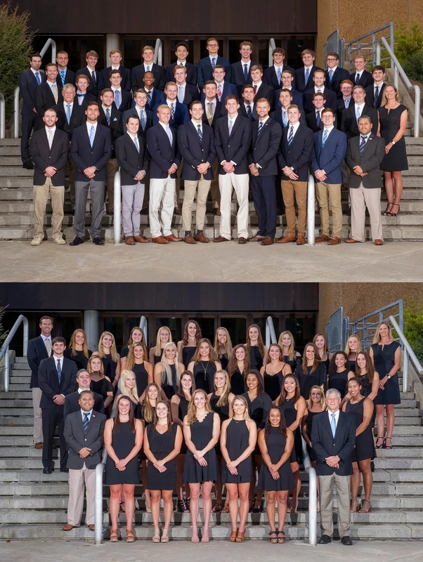 2017-2018 Men's and Women's Swimming & Diving Teams