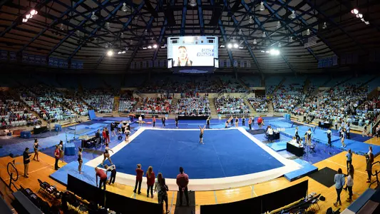Carmichael Arena
balance beam
University of North Carolina Gymnastics v North Carolina State
Carmichael Arena
Chapel Hill, NC
Friday, January 12,2018