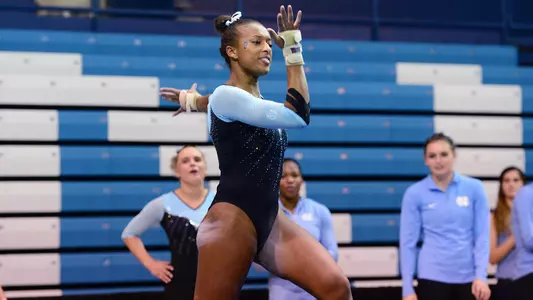 Khazia Hislop
floor exercise
University of North Carolina Gymnastics v North Carolina State
Carmichael Arena
Chapel Hill, NC
Friday, January 12,2018