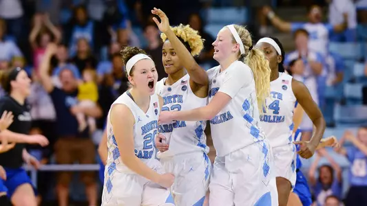 (from left) Leah Church, Paris Kea, Taylor Koenen