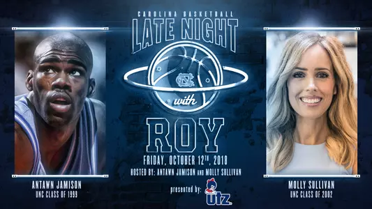 Late Night With Roy Williams graphic 2018
