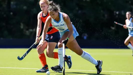 Meredith Sholder
The North Carolina Field Hockey team defeated Syracuse 4-1 on Saturday in Chapel Hill, NC.
UNC Field Hockey v. Syracuse
Eringhaus Field
Chapel Hill, NC
Saturday, September 29, 2018