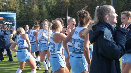 Postgame celebration vs michigan