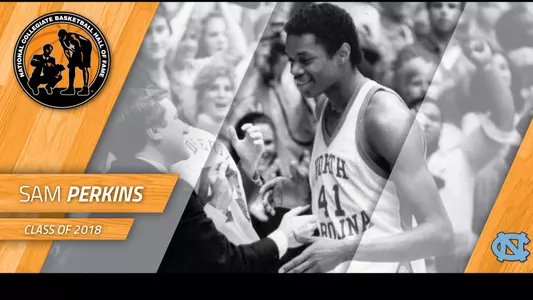 Sam Perkins, College Basketball Hall of Fame graphic