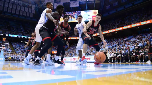 Cameron Johnson, right, and Garrison Brooks
University of North Carolina Basketball v Saint Francis University
Dean E. Smith Center
Chapel Hill, NC
Monday, November 19, 2018