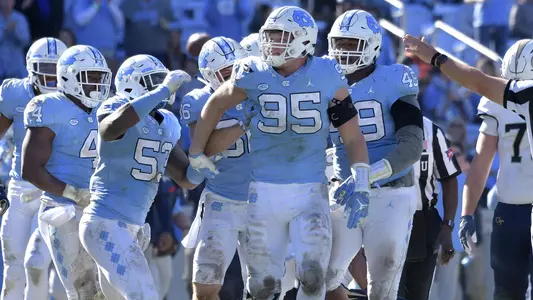 North Carolina Tar Heels defensive lineman Tyler Powell #95
University of North Carolina Football v Georgia Tech
Kenan Stadium
Chapel Hill, NC
Saturday, November 3, 2018