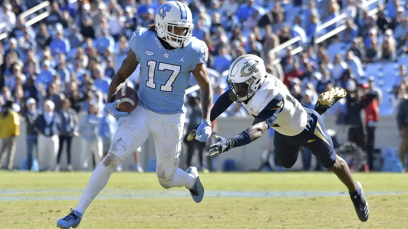 Anthony Ratliff-WilliamsUniversity of North Carolina Football v Georgia TechKenan StadiumChapel Hill, NCSaturday, November 3, 2018