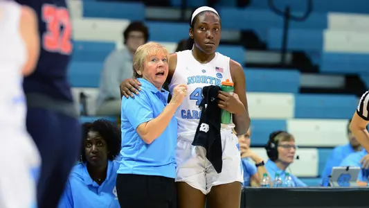Sylvia Hatchell and Janelle Bailey