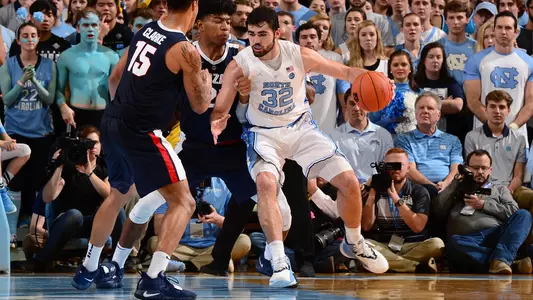Luke Maye
University of North Carolina Basketball v Gonzaga
Dean E. Smith Center
Chapel Hill, NC
Saturday, December 15, 2018