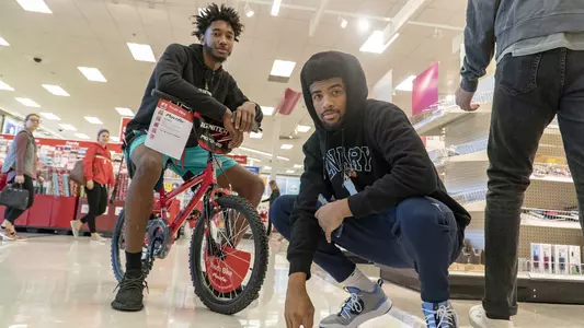 Leaky Black, KJ Smith charity holiday shopping at Target 2018