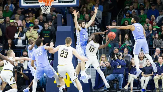 Luke Maye, Joel Berry at Notre Dame