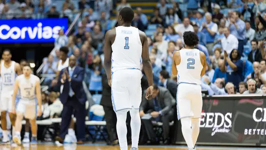 Theo Pinson and Joel Berry II
