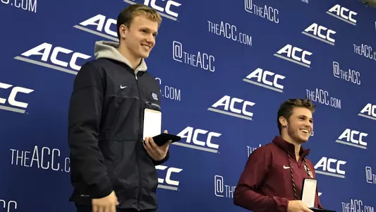 Greg Duncan 2018 ACC champion 1-meter diving