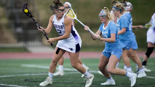 at Vert Track, Soccer & Lacrosse Stadium on February 16, 2018 in High Point, North Carolina.  The Tar Heels defeated the Panthers 14-10.  (Brian Westerholt/Sports On Film)